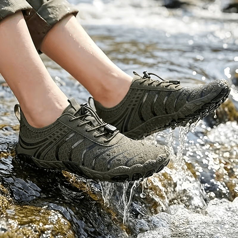 NatureSoles Trail olive barefoot shoes